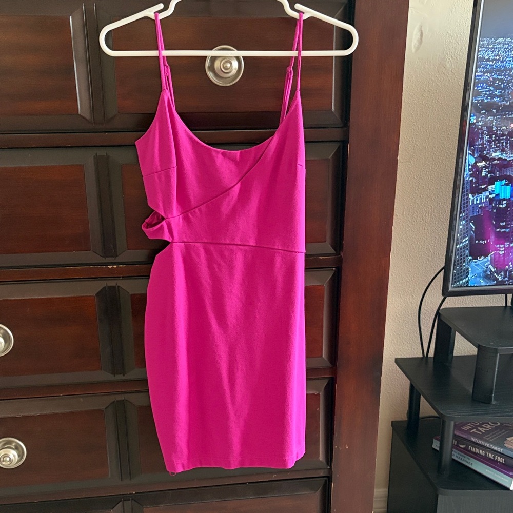 Guess Fuchsia Mini Dress